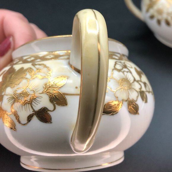 Vintage Nippon Creamer & Sugar Set - Picture 9 of 16